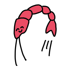 [LINEスタンプ] えびかにほたての毎日