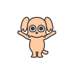 [LINEスタンプ] いぬのプーくん