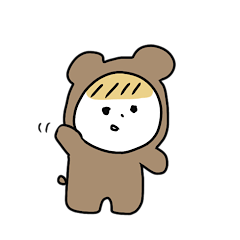 [LINEスタンプ] まったりくままろくん