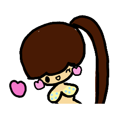 [LINEスタンプ] 乱暴なすず本 水着