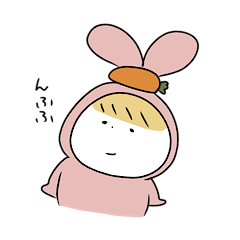 [LINEスタンプ] にんじんダイスキうさまろくん