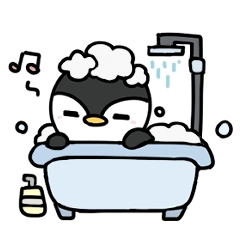 [LINEスタンプ] ペンギンDai Dai-日常生活編 01