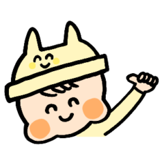 [LINEスタンプ] 元気なハナちゃん