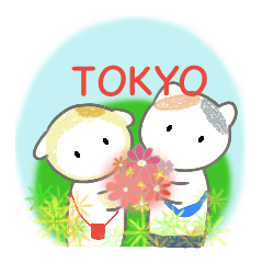 [LINEスタンプ] こねこ物語1 東京 日本語なし