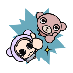 [LINEスタンプ] べあぐらスタンプ2【季節＆あいさつ】