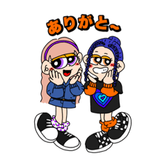 [LINEスタンプ] Kawaii Girls Life