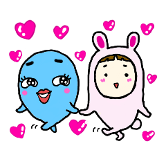 [LINEスタンプ] かわいくて面白いスタンプです。(English)