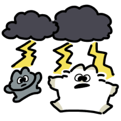 [LINEスタンプ] 我々はねこである 梅雨だねぇ