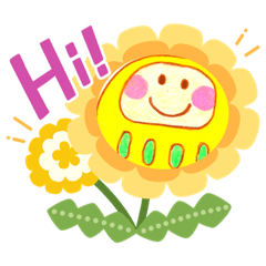 [LINEスタンプ] あいさつだるまりん