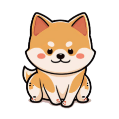 [LINEスタンプ] 可愛い柴犬WOW_JP1