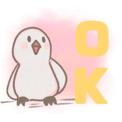 [LINEスタンプ] ゆるっと文鳥スタンプ