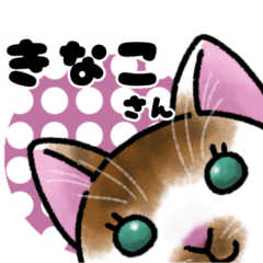 [LINEスタンプ] 永井さんちのきなこさん