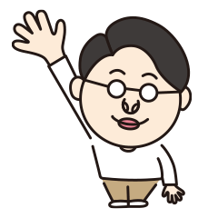 [LINEスタンプ] めがね夫の日常