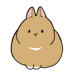 [LINEスタンプ] うさぎのちゃたくん