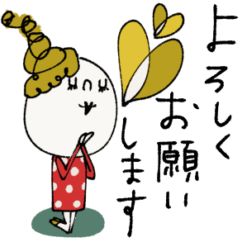 [LINEスタンプ] mottoの日常劇場♡1