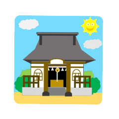 [LINEスタンプ] 建築物・建造物イラスト素材スタンプ