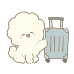 [LINEスタンプ] ゆるフリーゼ 旅行