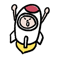 [LINEスタンプ] ロケットマン・ロック