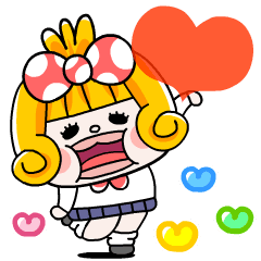 [LINEスタンプ] ビリビリギャル【動く】