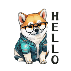 [LINEスタンプ] 小柴犬の日常