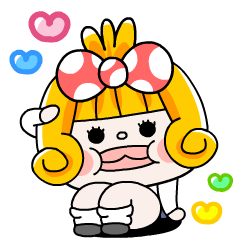 [LINEスタンプ] ビリビリギャル【飛び出す】