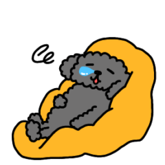 [LINEスタンプ] プードルの夏スタンプ