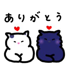 [LINEスタンプ] ハクとねね。