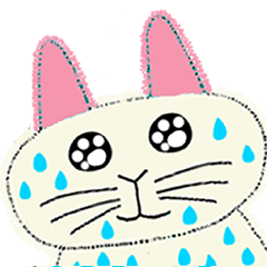 [LINEスタンプ] うさぎねこ文字なしバージョン