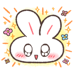 [LINEスタンプ] うさぎさんスタンプ(日常会話用)