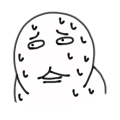 [LINEスタンプ] いろんな表情のなめこ男