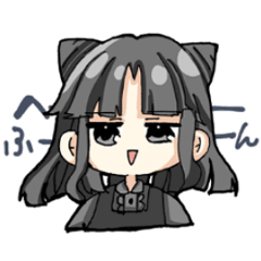 [LINEスタンプ] 黒くて隅っこ小麦ちゃん！