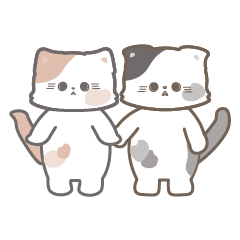 [LINEスタンプ] 双子のかわいい猫