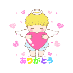 [LINEスタンプ] かわいい天使ちゃんのごあいさつスタンプ