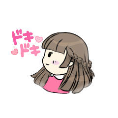 [LINEスタンプ] 色々な女の子スタンプ。