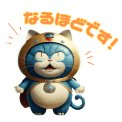 [LINEスタンプ] ねこロボ・お仕事編