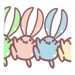 [LINEスタンプ] PonPon   Rabbit  ②