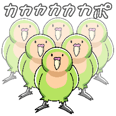 [LINEスタンプ] がんばるカカポ