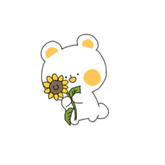 [LINEスタンプ] シロクマくまぞう