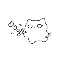 [LINEスタンプ] ねこちゃん〜