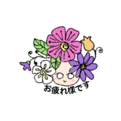 [LINEスタンプ] 【ろくはち】花音ちゃん スタンプ