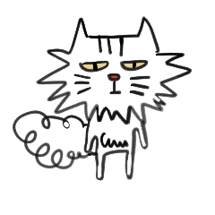 [LINEスタンプ] もじゃねこの日常