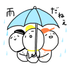 [LINEスタンプ] ゆる〜い雪だるまたち