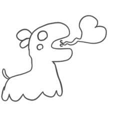 [LINEスタンプ] ラメウシ