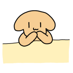 [LINEスタンプ] 活きのいい犬のスタンプ