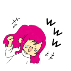 [LINEスタンプ] ホワイトパーカーちゃん