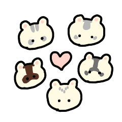 [LINEスタンプ] チョコミント家〜イラストversion〜