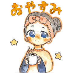 [LINEスタンプ] YAのゆるかわ女の子スタンプ