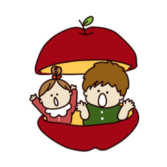 [LINEスタンプ] なかよし兄妹♡♡