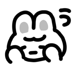 [LINEスタンプ] しろくろうさちゃん