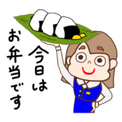 [LINEスタンプ] 制服OLの日常